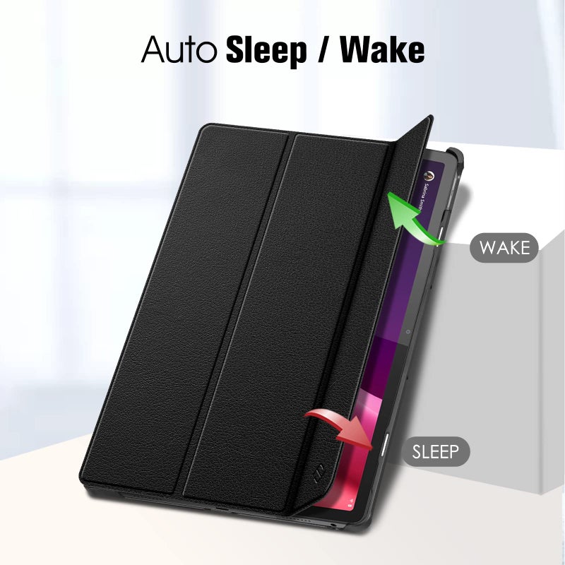 Fintie Case for Lenovo Tab P11 Gen 2 Case 2022 11.5" TB350FU, Lightweight Slim Shell Stand Cover with Auto Sleep/Wake, Black - Image 3