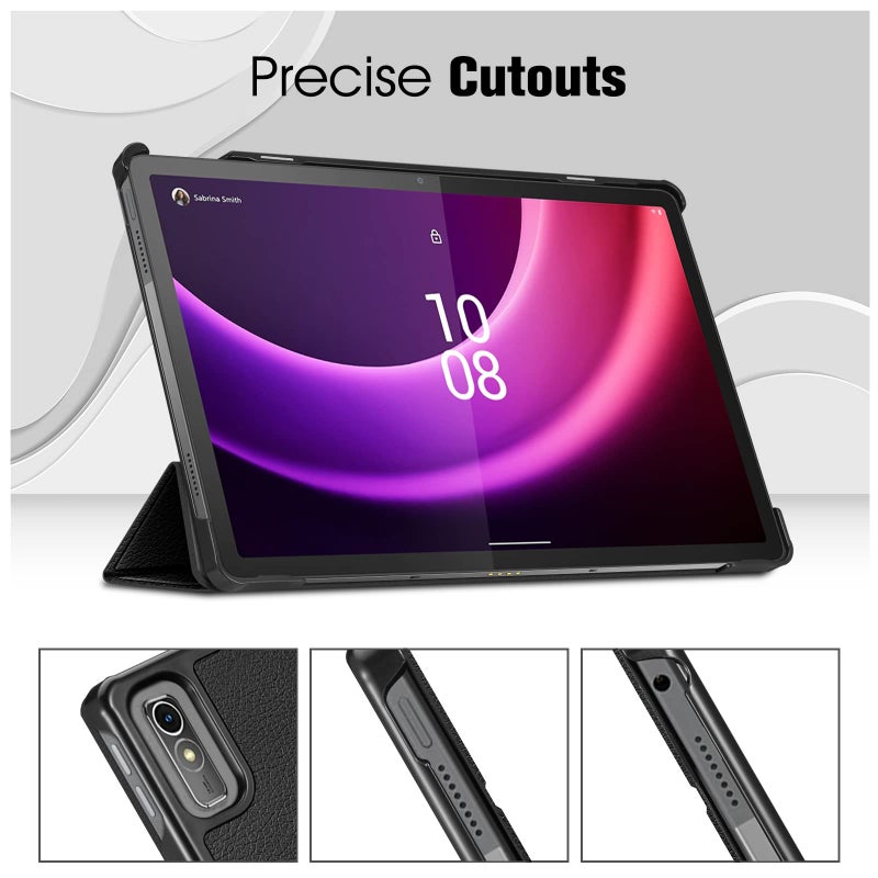 Fintie Case for Lenovo Tab P11 Gen 2 Case 2022 11.5" TB350FU, Lightweight Slim Shell Stand Cover with Auto Sleep/Wake, Black - Image 4