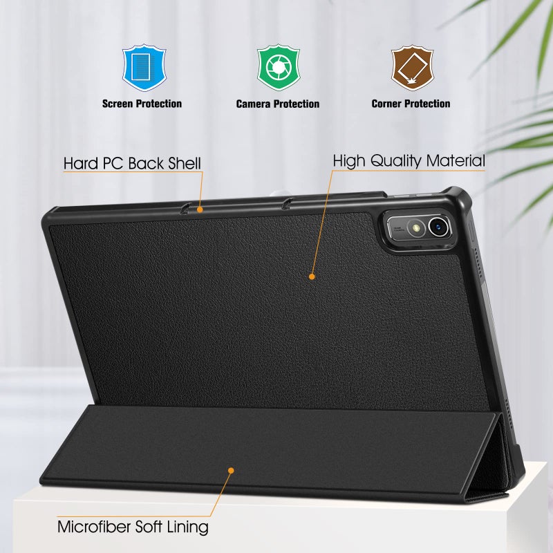 Fintie Case for Lenovo Tab P11 Gen 2 Case 2022 11.5" TB350FU, Lightweight Slim Shell Stand Cover with Auto Sleep/Wake, Black - Image 5