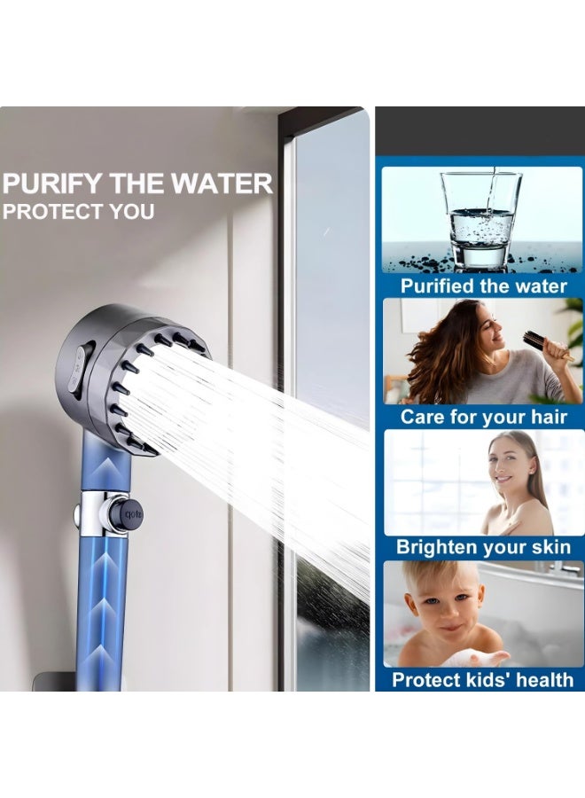 Filtered Handheld Shower Head, High Pressure with 3 Spray Modes, Includes Filters for Chlorine Removal - Image 4