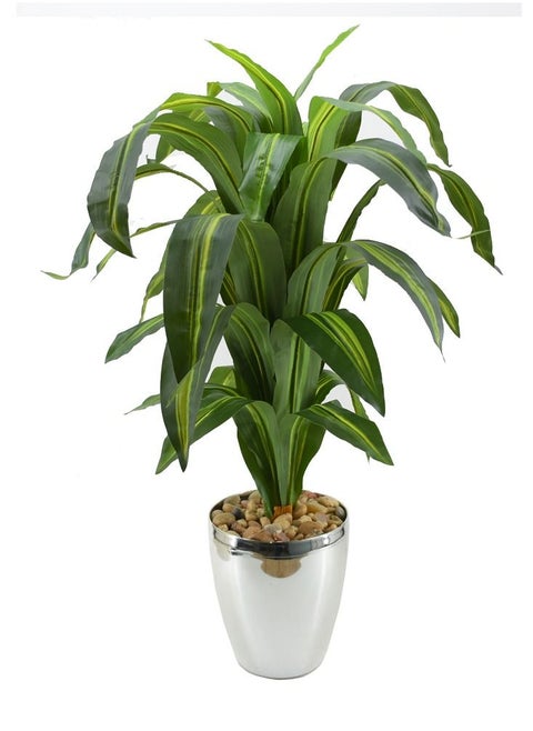 Artificial Tree with Pot Green/Silver