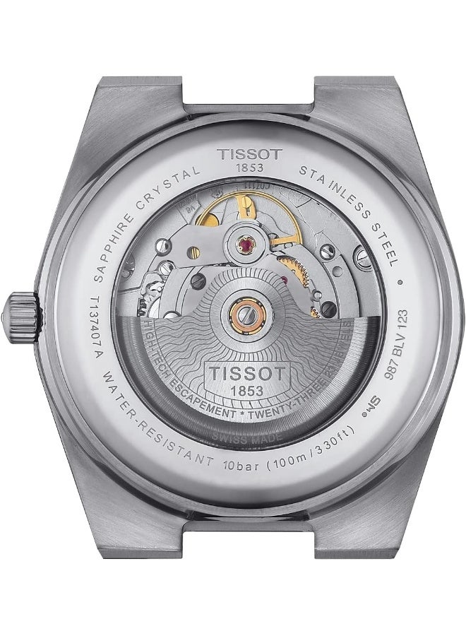 TISSOT Men's PRX Swiss Automatic Dress Watch with Stainless Steel Strap T137.407.11.041.00 - Image 3