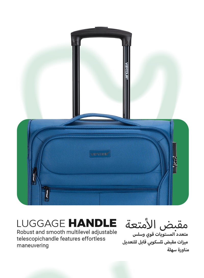 VIPTOUR Lightweight Single Piece Luggage 20 Inch Trolley Bag With 4 Spinner Wheels - Image 2