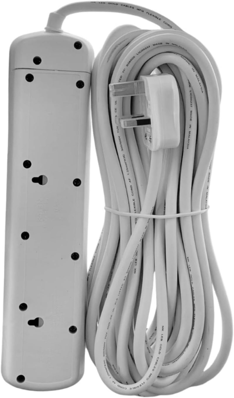 LEB Extension Cord – Heavy Duty, Durable Power Extension Cable for Home & Outdoor Use, 2500W, AC 250V. Power Socket - Extension Board (5 meter) - Image 2