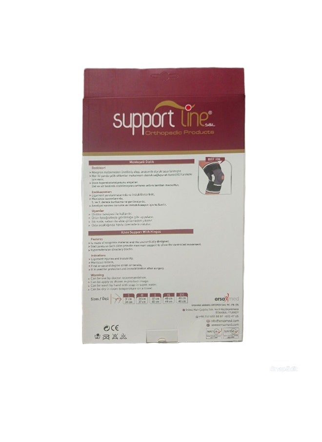 SupportLine REF 104: XL-Sized Knee Support with Hinges - Advanced Stability for Active Living  - Image 3