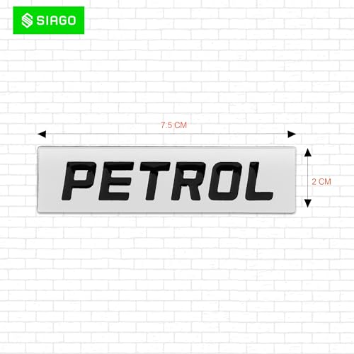 SIAGO SIA221 Premium Petrol Metal Car Sticker - Durable & Stylish Auto Emblem for Vehicles - Customizable Designs - Easy Installation - Weather-Resistant & Long-Lasting - Image 2