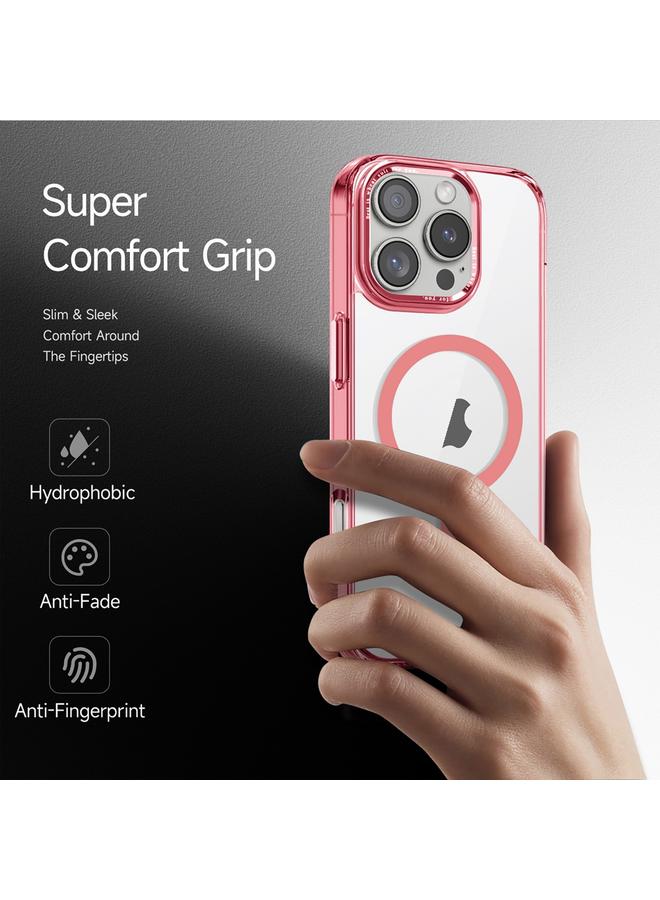 S-TOP Case For iPhone 16 Pro Max Ice Color Magnetic Series Magsafe Magnetic PC Hybrid TPU Phone Case - Image 4