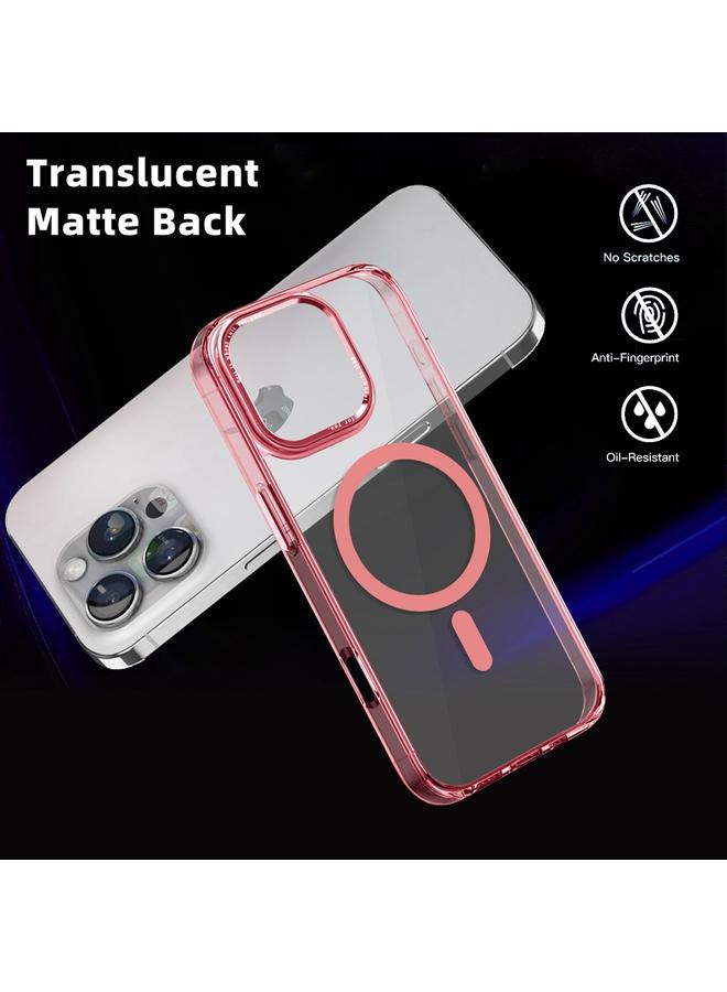S-TOP Case For iPhone 16 Pro Max Ice Color Magnetic Series Magsafe Magnetic PC Hybrid TPU Phone Case - Image 3