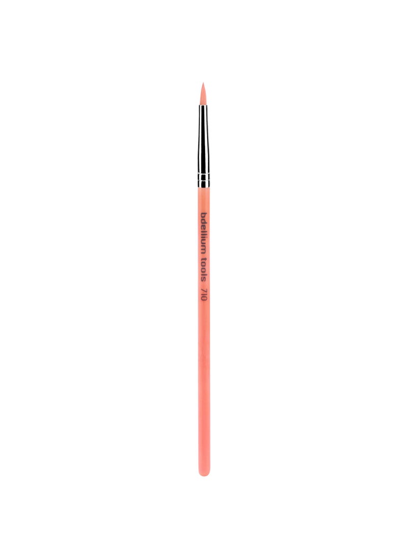 Bdellium Tools Bdellium Tools Professional Makeup Brush - Pink Bambu Series 710 Eye Liner - With Soft Synthetic Fibers, For Lining the Eyes (Pink, 1pc) 