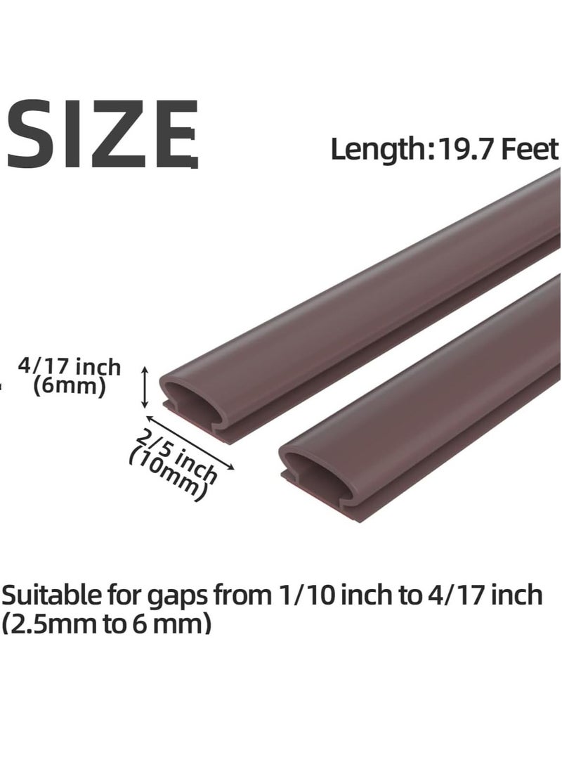 كاست ويف باب ختم الشريط ، 19.7-foot ذاتية اللصق المطاط الباب والنافذة - Image 5