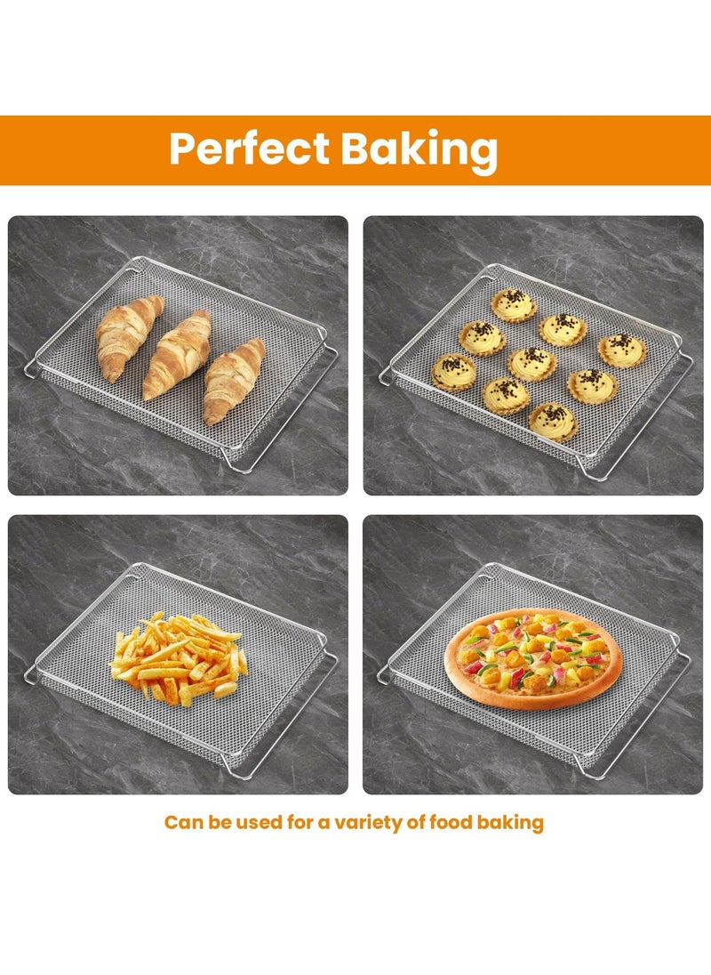 Excefore - Air Fryer Oven Basket, Original Replacement Baking Trays for NINJA DT201 DT251 Foodi Digital Air Fryer Oven, Mesh Basket, Ideal Accessories for Air Frying and Dehydrating - Image 1