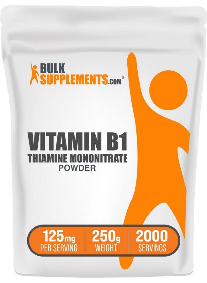BulkSupplements.com Thiamine Mononitrate Powder - Vitamin B1 Powder, Thiamine B1 Supplement - B1 Vitamins, Gluten Free, 125mg per Serving, 250g (8.8 oz) (Pack of 1) - Image 1