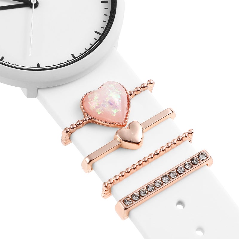 4 Pcs Watch Band Decorative Wristband Charms Watch Strap Accessories - Image 3