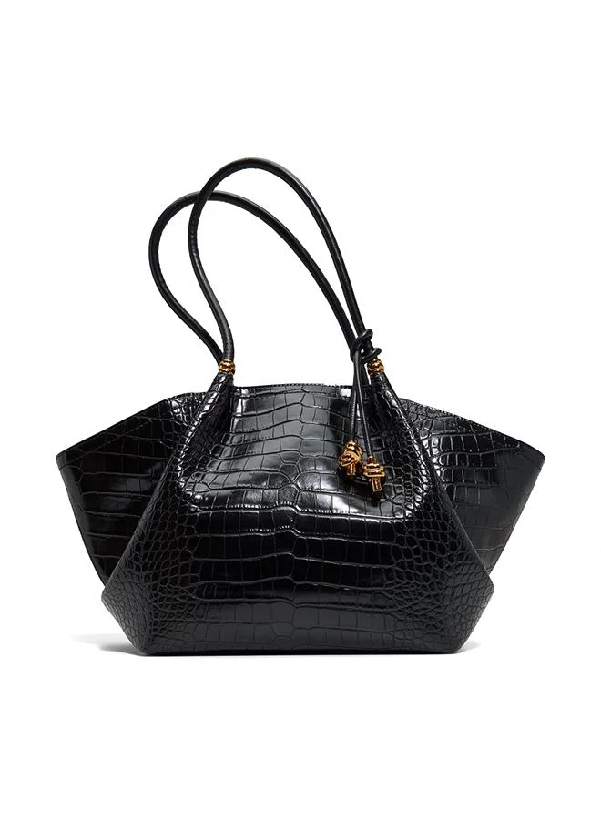 Braelyneex Ladies Black Tote Bag