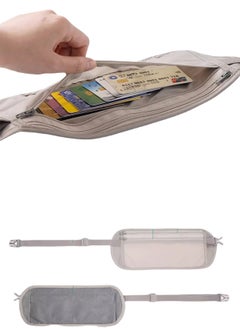 Generic Travel Security Money Belt for Cash, Cards, Passport, Keys and Cell Phone, Waterproof Waist Bag Anti-Theft Waist Bag for Men and Women  - Image 3
