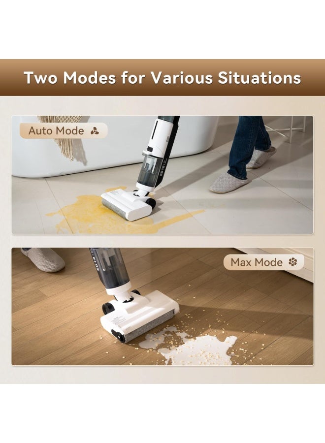 JONR ED12 Lite Wet Dry Vacuum Cleaner, Cordless Vacuum Mop with Self-Cleaning, Single Edge Cleaning, Lightweight (3.5 KG), for Hard Floors & Pet Hair, Anti-Tangle Design (ED 12 Lite) - Image 3