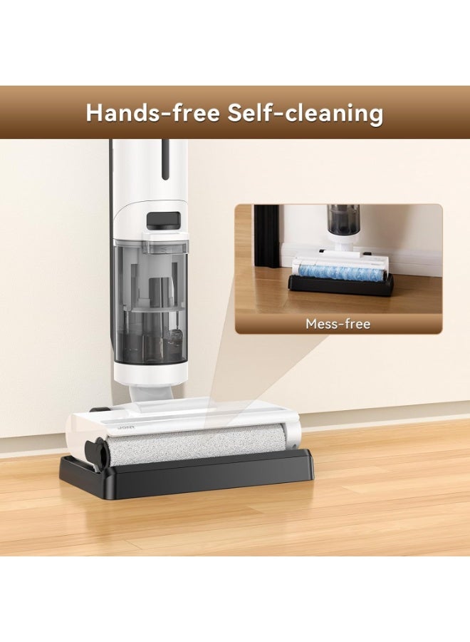 JONR ED12 Lite Wet Dry Vacuum Cleaner, Cordless Vacuum Mop with Self-Cleaning, Single Edge Cleaning, Lightweight (3.5 KG), for Hard Floors & Pet Hair, Anti-Tangle Design (ED 12 Lite) - Image 5