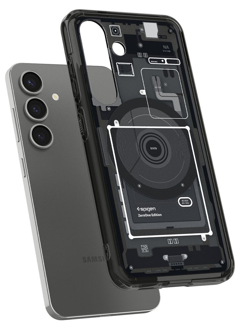 Spigen - Ultra Hybrid MagFit for Samsung Galaxy S25 PLUS Case Cover with MagSafe (2025) - Zero One Black - Image 1