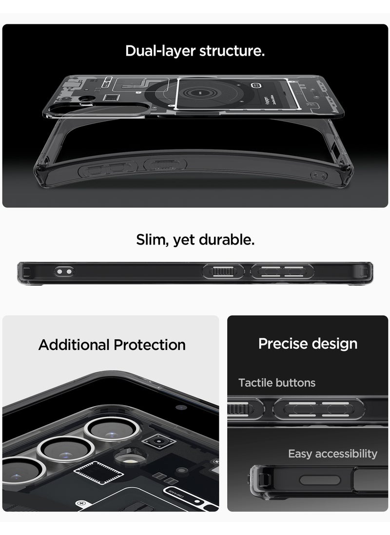 Spigen Ultra Hybrid MagFit for Samsung Galaxy S25 PLUS Case Cover with MagSafe (2025) - Zero One Black  - Image 3