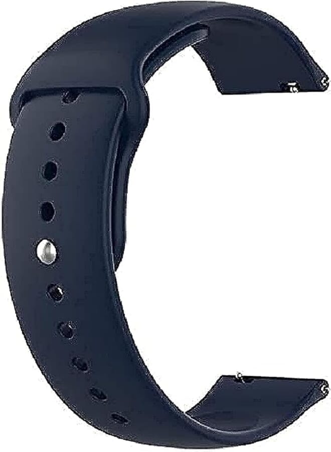 OR Sport Replacement Strap with Stainless Steel Pin for Smartwatches (Size 20 - Dark Blue)