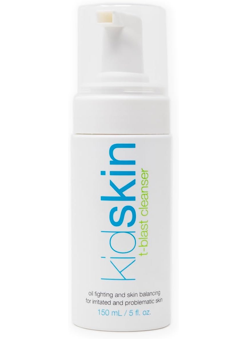 kidskin - Kidskin TBlast Facial Cleanser Gentle Face Wash with Tea Tree Oil Spot Skin Care for Kids and Teens NonDrying Natural Cleanser for Oily or Dry AcneProne Skin 150 ml 50 fl oz - Image 1