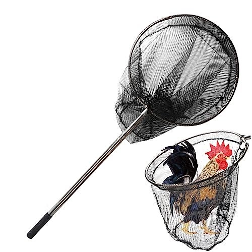 Yorikyas Animal Catch Net Pole Trap Tool Chicken Catcher Leg Hook Catching Kit Animal Control Capture Pole Cat Bird Poultry and Small Animals Trapping Net - Image 2