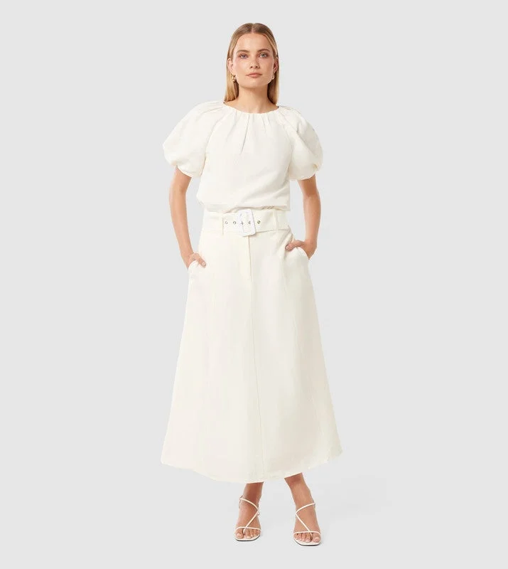 forever new  Ashtin Linen Top for Women | Best Price UAE