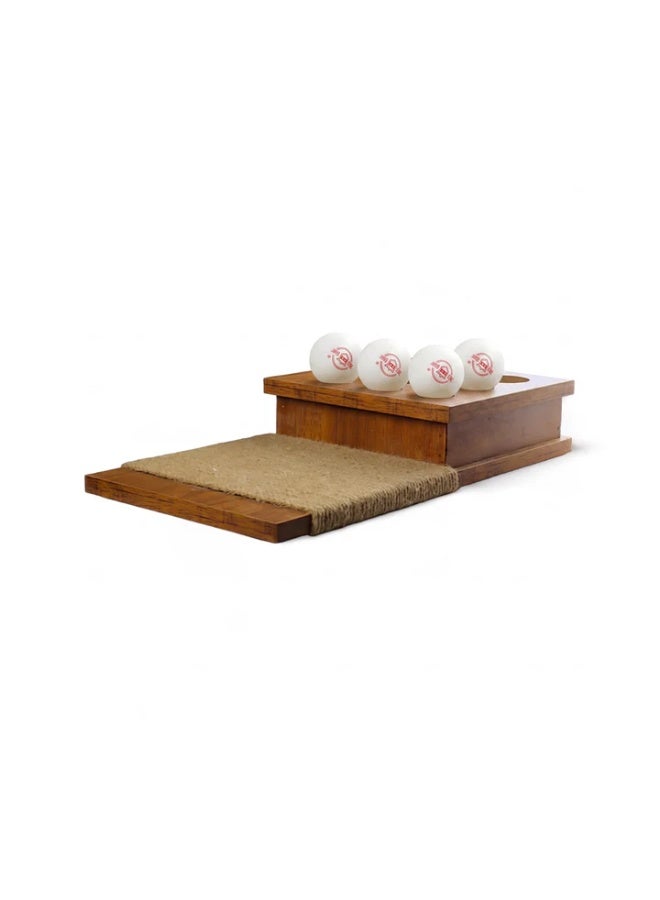 Scratch and play board Cat balls hunt box scratcher with scratching wall - Image 2
