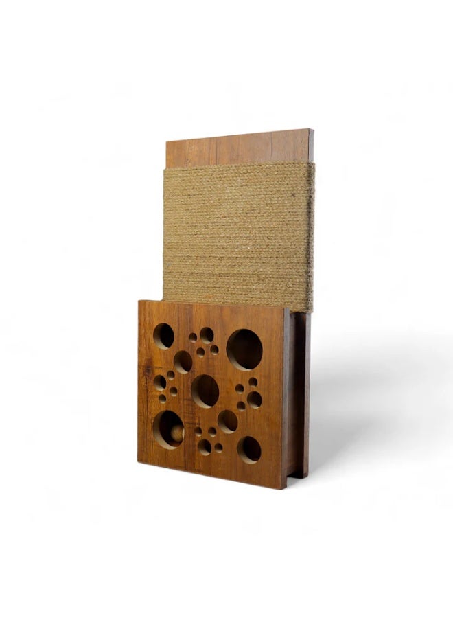 Scratch and play board Cat balls hunt box scratcher with scratching wall - Image 3