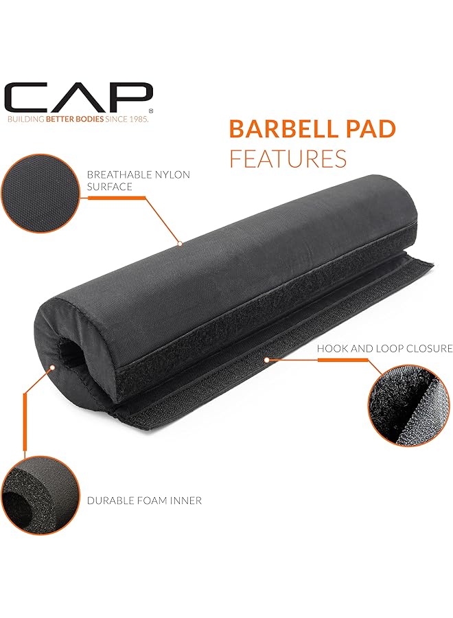 CAP Barbell Unisex-Adult Workouts Bar Pad Black - Image 3