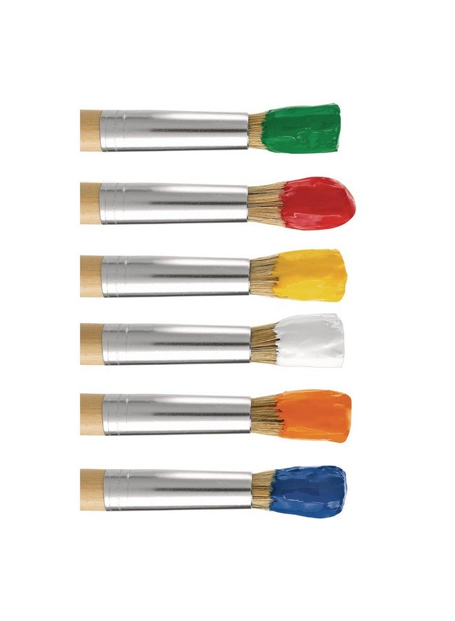Colorations طلاء تمبرا قابل للغسل من كولوريشنز، مجموعة من 6 ألوان، 8 أونصات لكل منها، طلاء غير سام، طلاء زاهي، طلاء حرفي للأطفال، مستلزمات فنية، تعليم منزلي، استخدام في المنزل - Image 5