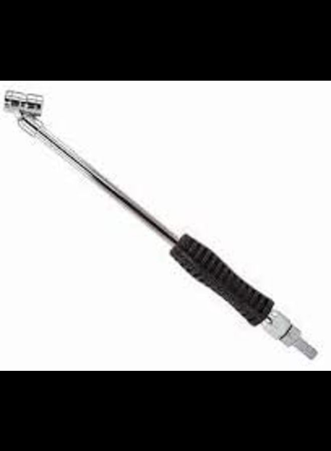 ABBASALI ATH 250mm Portable Automotive Car Straight Shank Dual Head Tyre(TIRE) Air Chuck Inflator  - Image 1