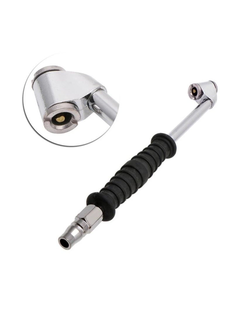 ABBASALI ATH 250mm Portable Automotive Car Straight Shank Dual Head Tyre(TIRE) Air Chuck Inflator  - Image 4