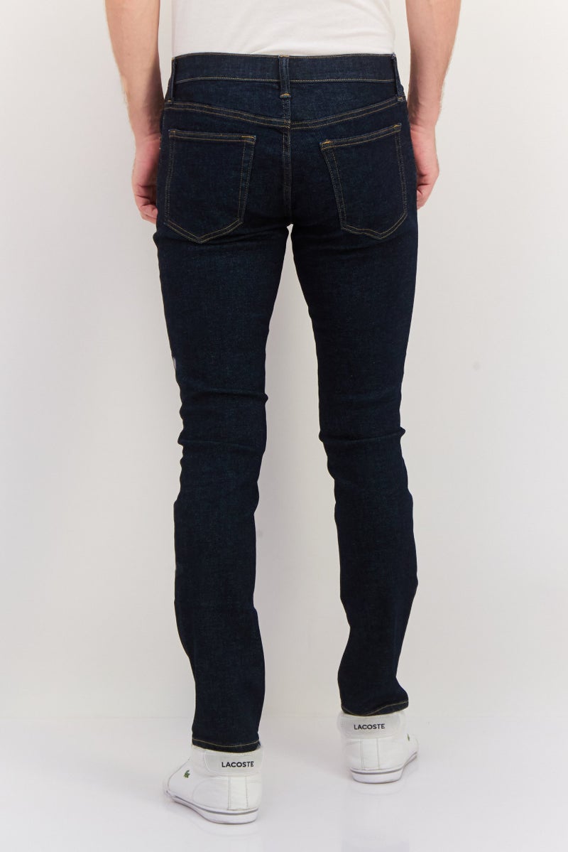 GAP Men Skinny Fit Solid Stretchable Denim, Navy - Image 2