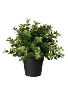 Generic Artificial Potted Plant Green/Black 