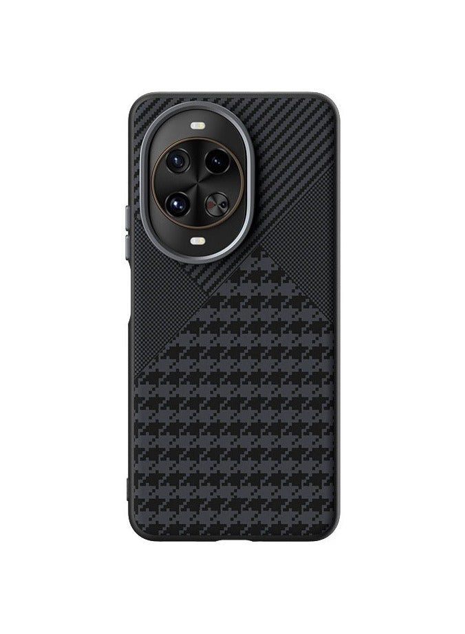 Carbon Fiber Magnetic Case Compatible with Huawei Nova 14 Pro 5G Cover with Invisible Magnetic, Ultra-thin Matte Anti Shock and Anti Fall Cover for Wireless Charging - Image 1