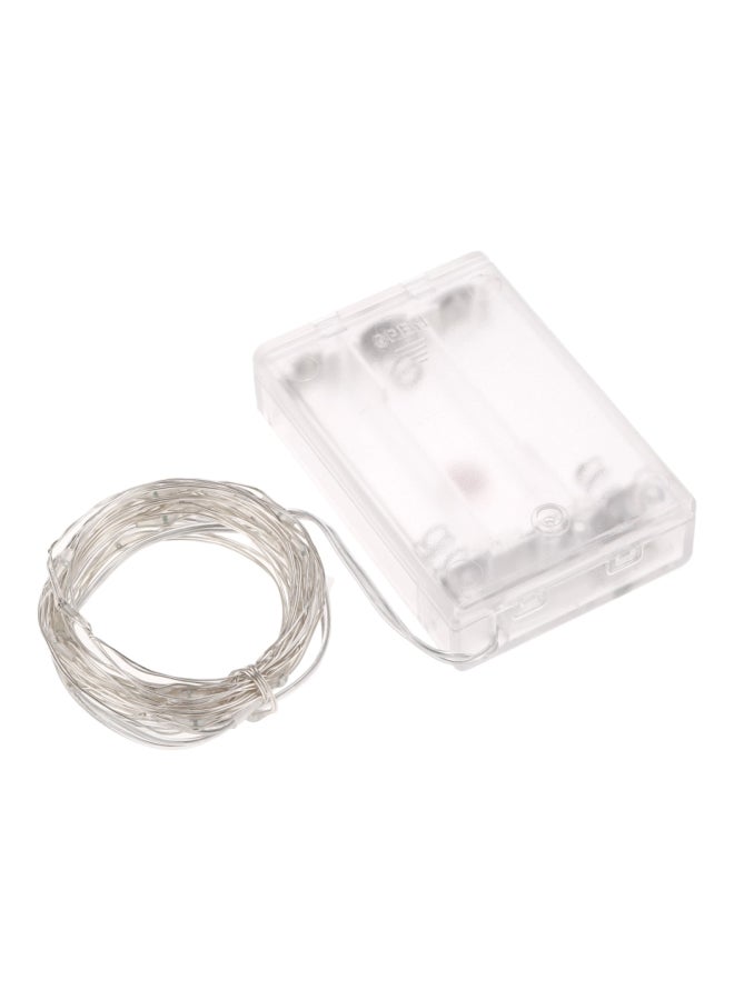 Loquat Battery Powered LED String Light White 10meter - Image 2