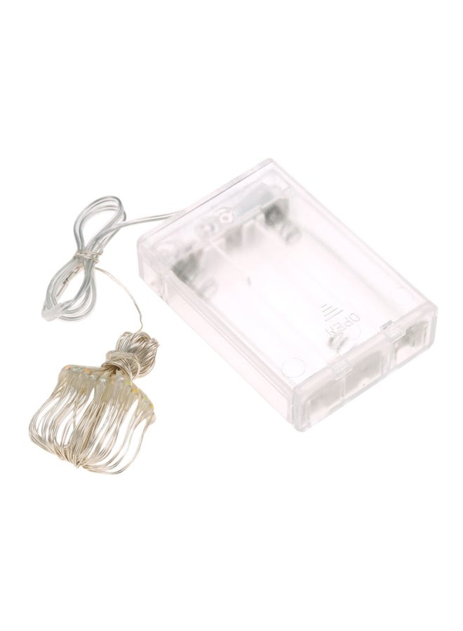 Loquat Battery Powered LED String Light White 10meter - Image 1