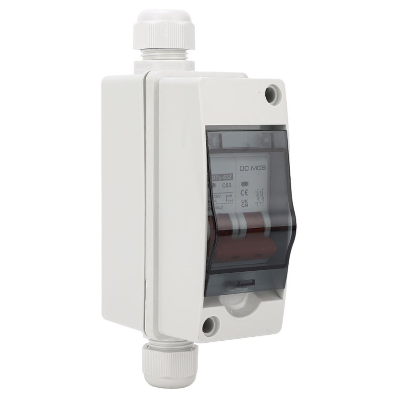 SG DC Miniature Circuit Breaker 2P 63A 1000V Disconnecting Switch IP65 Waterproof for Solar PV System - Image 2