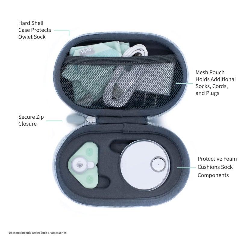 Owlet Dream Sock Travel Case - Keep Your Baby Monitor Safe and Organized On-The-Go - Image 2