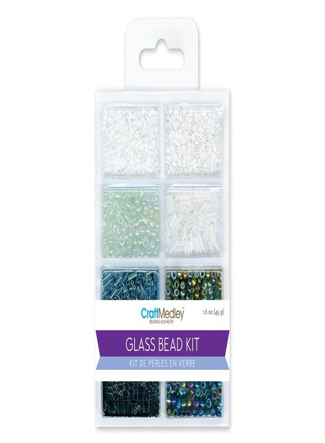 Multicraft Imports Black & White Classic Craft Medley(TM) Jewelry Glass Bead Kit 1.6oz