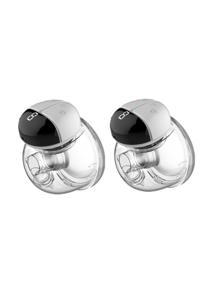 مضخة ثدي كهربائية أوتوماتيكية جديدة قابلة للارتداء، مضخة ثدي مزدوجة متصلة للاستخدام المنزلي