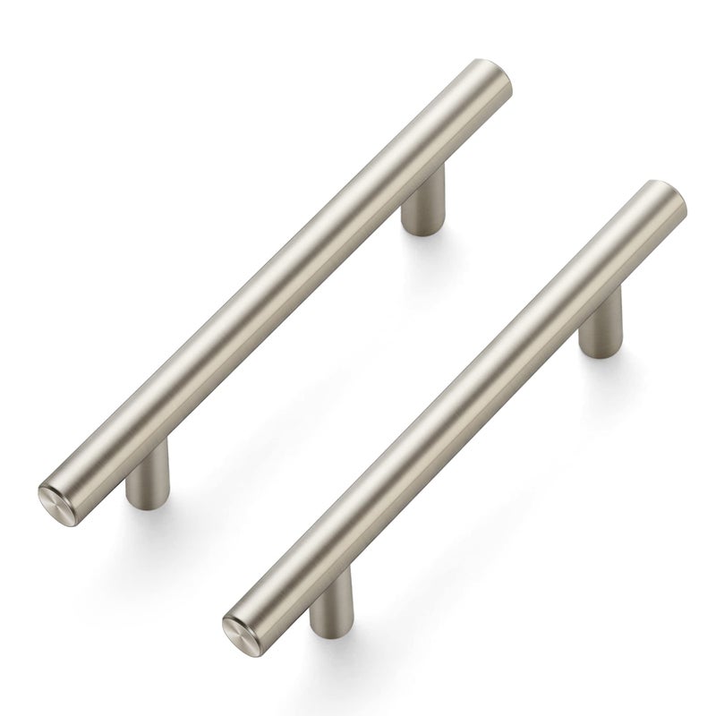 Ravinte 4 Pack 6 inch Cabinet Pulls Brushed Nickel Stainless Steel Kitchen Cupboard Handles Cabinet Handles 375 inch Hole Center