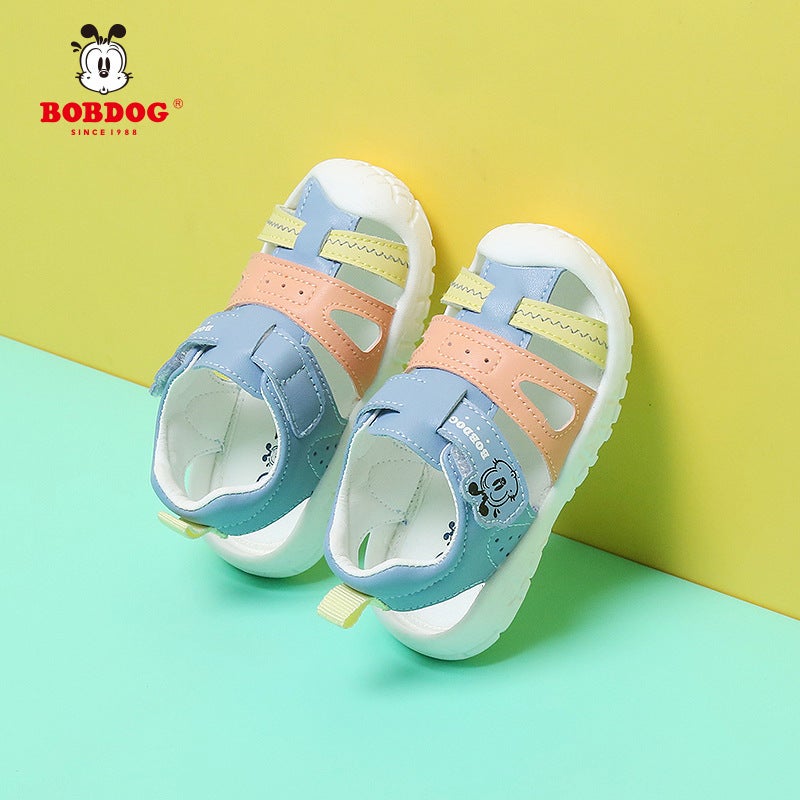 Bobdog Babu Dou Toddler Baby Breathable Non-Slip Soft Sandals Fashionable Cartoon Lightweight Toddler Shoes For Small And Medium-Sized Children - Image 4