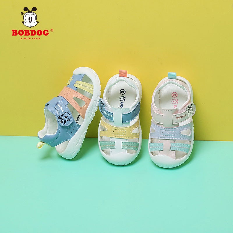 Bobdog Babu Dou Toddler Baby Breathable Non-Slip Soft Sandals Fashionable Cartoon Lightweight Toddler Shoes For Small And Medium-Sized Children - Image 3