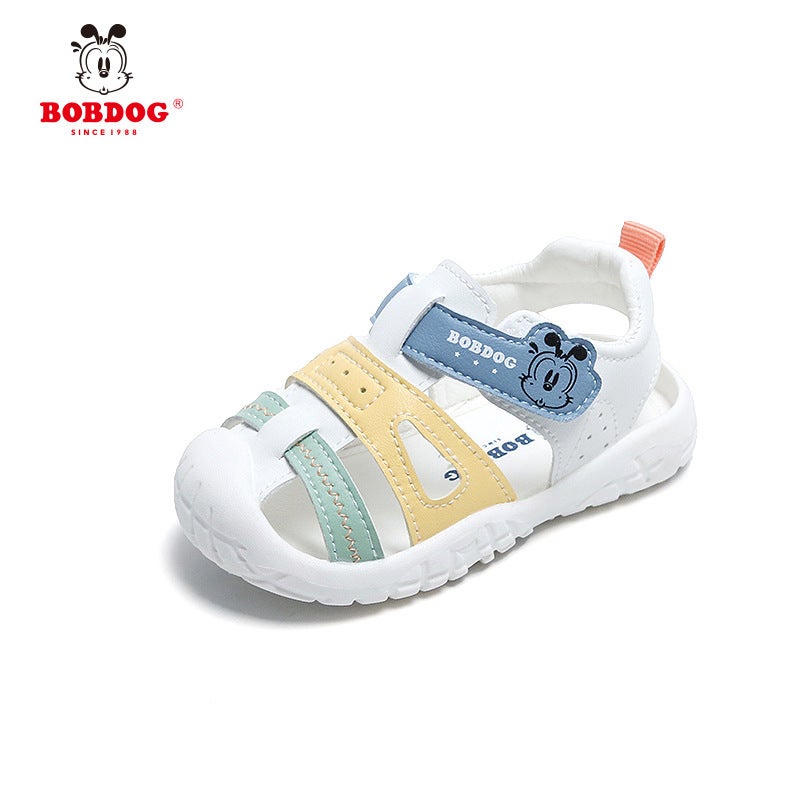 Bobdog Babu Dou Toddler Baby Breathable Non-Slip Soft Sandals Fashionable Cartoon Lightweight Toddler Shoes For Small And Medium-Sized Children - Image 1