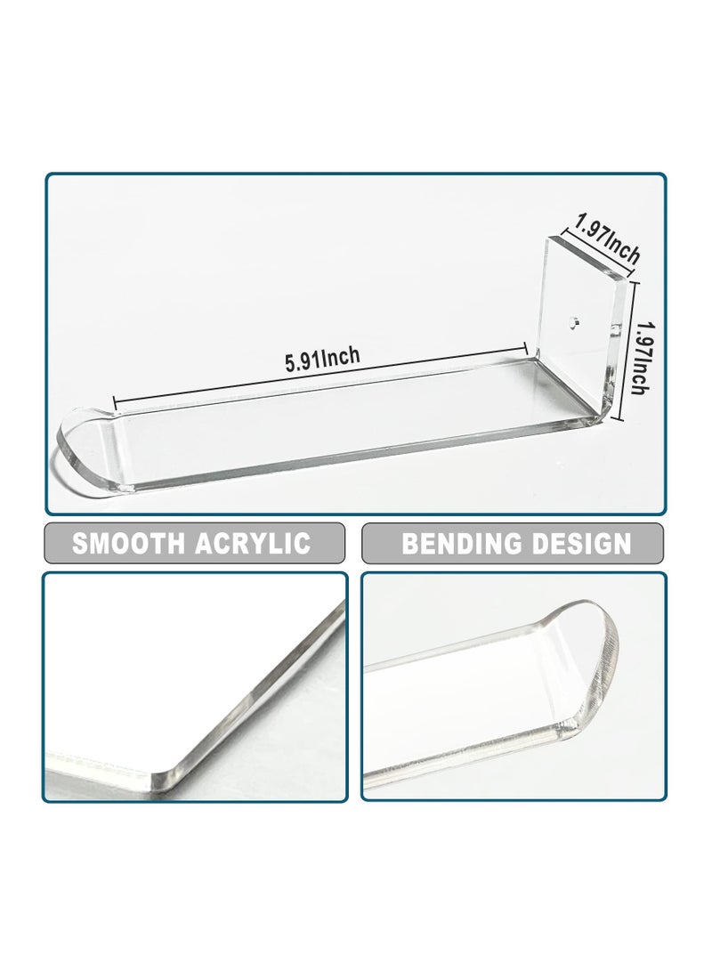 SYOSI، حامل رأس أكريليك للجدران لعرض أربطة الرأس - Image 2