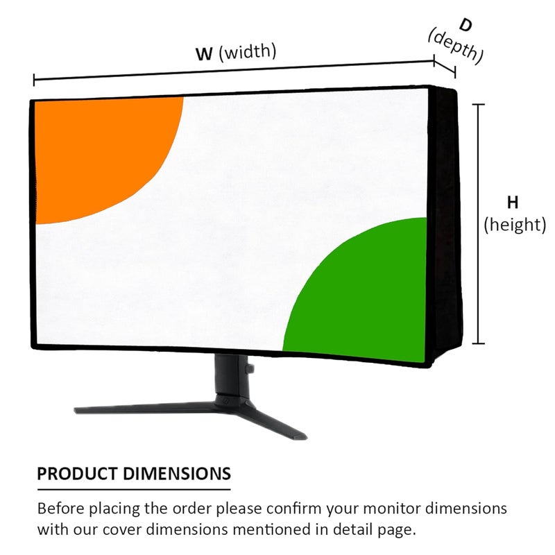 TAXSHVI Computer Desktop 3 Pcs PVC Cover Set – Water-Resistant Dust Protection for Monitor, CPU & Keyboard | Extra Zip Closure | Ideal for Office, Home & Business Use (27 Inch) - Image 3