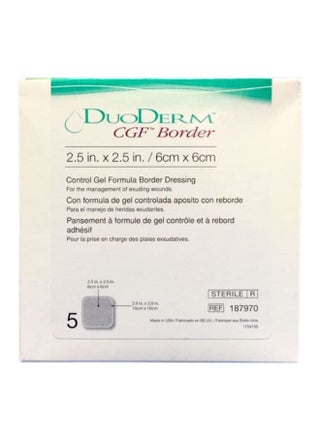 ConvaTec DuoDERM CGF Border Dressing - 2.4 inch x 2.4 inch - 187970 - Box of 5 - pzsku/Z062FEAF6738B9BB69DCFZ/45/_/1728156587/2eaeeaef-ac50-4c18-96d9-faf22c46d917