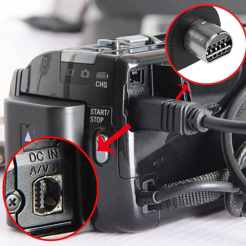 Tobysome Replacement Sony AV Cable for Handycam, VMC-15FS VMC-30FS 10Pin Audio Video Cable Cord Wire for Sony Handycam Camcorder Camera DCR-SR90/ DPP-EX50/ HDR-CX7/ HDR-FX7 and More Models (1.2m) - Image 3